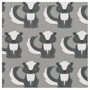Tissu Coucou des enfants gris