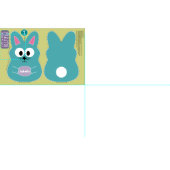 Tissu Coudre et confectionner sur mesure Lapin de Pâques (Carreau)