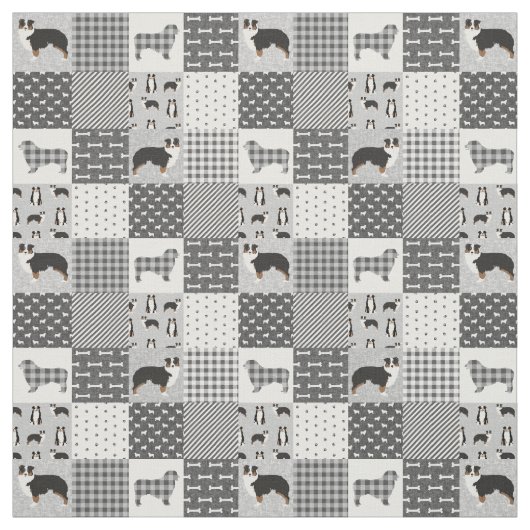 Tissu Couillette Aussie à patchwork (Échantillon)