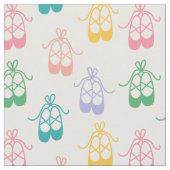 Tissu Couleur Cute Pointe Chaussures Motif de ballet (Fermer)