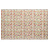 Tissu Couleur florale et hibou (Yard)
