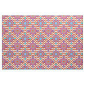 Tissu Couleurs du carnaval | Chevron Boho Motif (Fat Quarter)