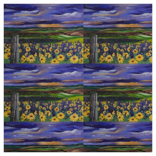 Tissu Couleurs du Plateau (Échantillon)