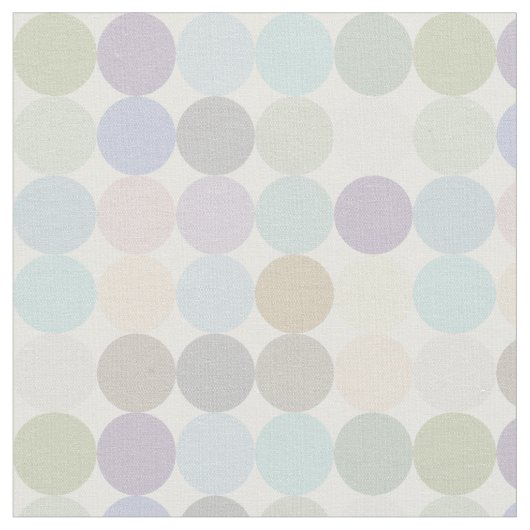 Tissu couleurs pastel grands points (Fermer)