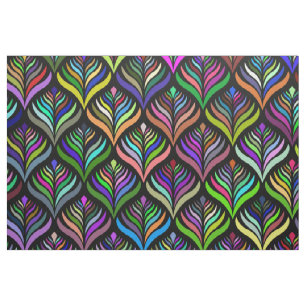 Tissu Couleurs pliantes Abstrait arc-en-ciel