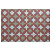 Tissu Couleurs rétro Mi-Siècle Cercles modernes (Fat Quarter)