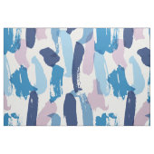 Tissu Couleurs rose et bleu abstrait motif brushstrokies (Yard)