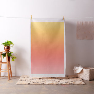 Tissu Couleurs simples - Jaune à Misty Pink ombre