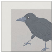 Tissu Coupe de Corbeau noir et Plushion à coudre (Fermer)