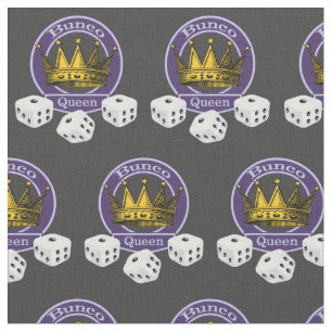 Tissu Coupe de la couronne de la reine Bunco