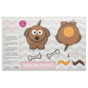 Tissu Coupe et couture : Coussin à peluche pour chien ro