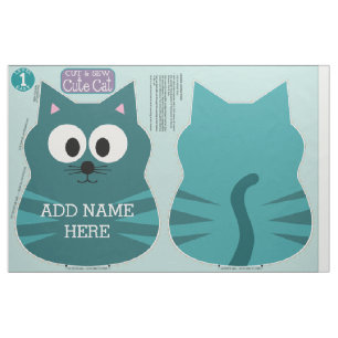 Tissu Couper et coudre Cute Chat Motif animal farci