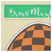 Tissu Couper et coudre le champignon Brown - Projet do-i (Échantillon)