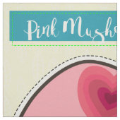 Tissu Couper et coudre le champignon rose - Projet do-it (Échantillon)