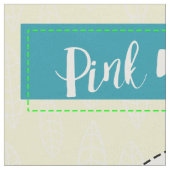 Tissu Couper et coudre le champignon rose - Projet do-it (Fermer)