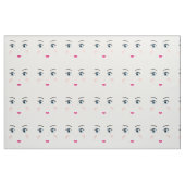 Tissu Couper Et Couper Mignonne Gros Bleu Sag Doll Faces (Yard)