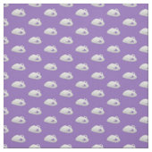Tissu Coupes d'argent sur violet (Échantillon)