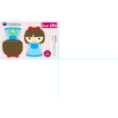 Tissu Coupez et cousez le blanc de neige - projet facile (Carreau)