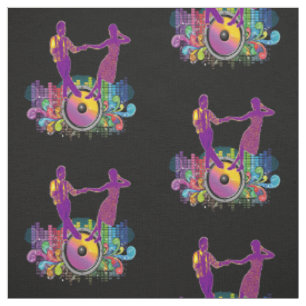 Tissu Couples de danse d'oscillation sur des battements