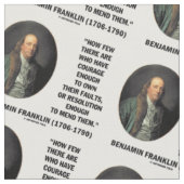 Tissu Courage Possède Leurs Fautes Résolution Franklin C (Fermer)