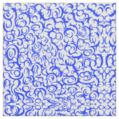 Tissu Courbes bleues (Fermer)