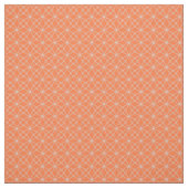 Tissu Courbes entrelacées sur orange (Échantillon)