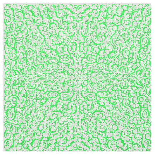 Tissu Courbes vertes (Échantillon)