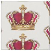 Tissu Couronne de fleurs de lis d'or (Fermer)