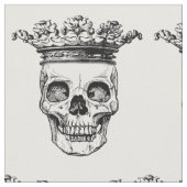 Tissu couronné d'impression de têtes (Fermer)