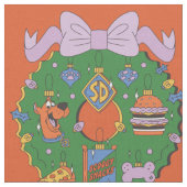 Tissu Couronne graphique de snack de vacances de Scooby- (Fermer)