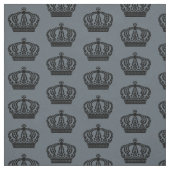 Tissu Couronne noire (Échantillon)