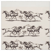 Tissu course à cheval sauvage impression (Échantillon)