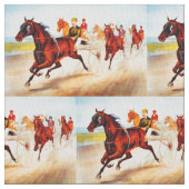 Tissu Course de chevaux (fermé)
