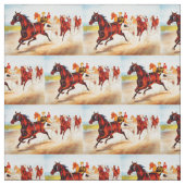 Tissu Course de chevaux (Échantillon)