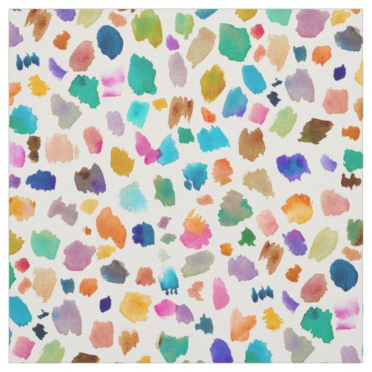 Tissu Courses de brosse de FLOCONS de COULEUR (Échantillon)