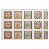 Tissu Coussin du sac à dos Burlap Style 5"x5" (Fat Quarter)