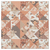 Tissu Couverture chaude en patchwork de terracotta autom (Fermer)