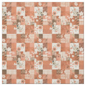 Tissu Couverture chaude en patchwork de terre cuite auto (Échantillon)