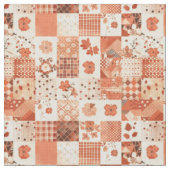 Tissu Couverture chaude en patchwork de terre cuite auto (Fermer)