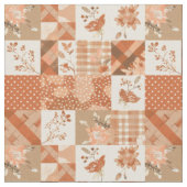 Tissu Couverture chaude en patchwork de terre cuite auto (Fermer)