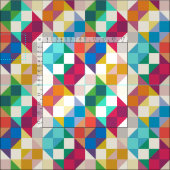 Tissu couverture moderne dopamine (Carreau)