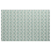 Tissu Couverture vintage patchwork bleu sarcelle d'hiver (Yard)