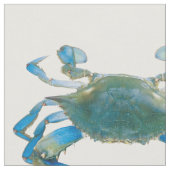 Tissu Crabe bleu côtier (Fermer)