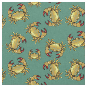 Tissu Crabe de crabe de crabe