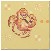 Tissu Crabes à la plage (Fermer)