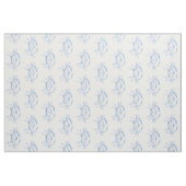 Tissu Crabes bleus et blancs du littoral (Fat Quarter)