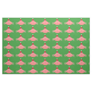Tissu Craft Crabe de Noël