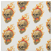 Tissu Crâne brûlant (Échantillon)