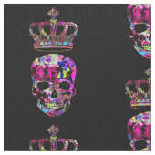 Tissu Crâne couronné (fermé)