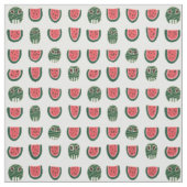 Tissu Crâne de pastèque Summerween (Échantillon)